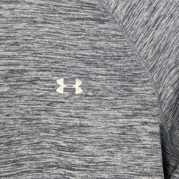 Under Armour Tech Half Zip Pullover Long Sleeve Armour Graphic Women's M Gray - Picture 2 of 10